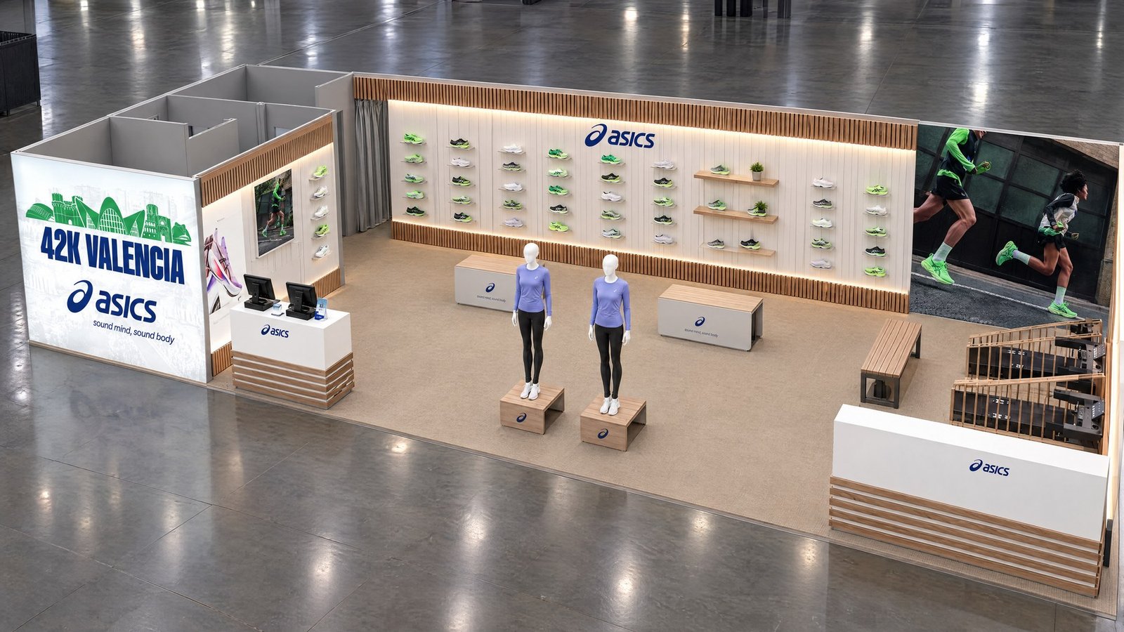 Stand Asics Maratón Valencia